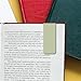 Evercio Set of 15 Magnetic Bookmarks | Aesthetic Pastel Bookmarks for Book Lovers | Bookmark Clips Page Markers for Students Teachers Reading | Neutral Stylish
