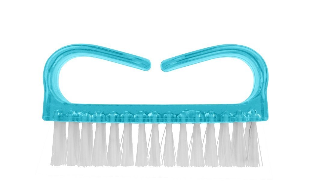 Elliott Nail Brush, Hygienic Single Sided Hand and Nail Cleaning Brush, Scrubbing Brush to Clean Under Nail Dirt Grime and Grease, Firm Strong Bristles, for Use on Fingernails and Toenails (Assorted Colours)