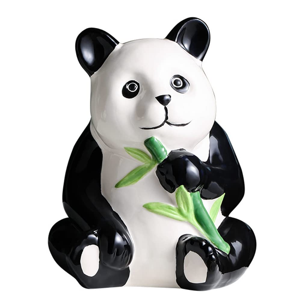 TOTIKI Money Box Ceramic Piggy Bank,Panda Money,Large Capacity Coin As For Friends Adults At Christmas,New Year’s,Birthday Savings Bank(A)