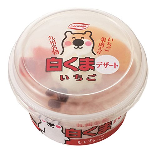 Amazon.co.jp: 丸永製菓 白くまデザートいちご 190ml×16個入り