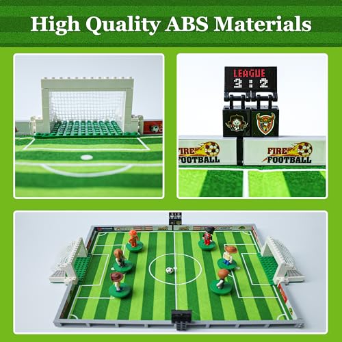 Decantemotion 25590 Soccer Field Building Blocks Set, Compatible With Soccer Lego, Soccer Stadium Toy Building Bricks, Football Sports Bord Game thumb #2