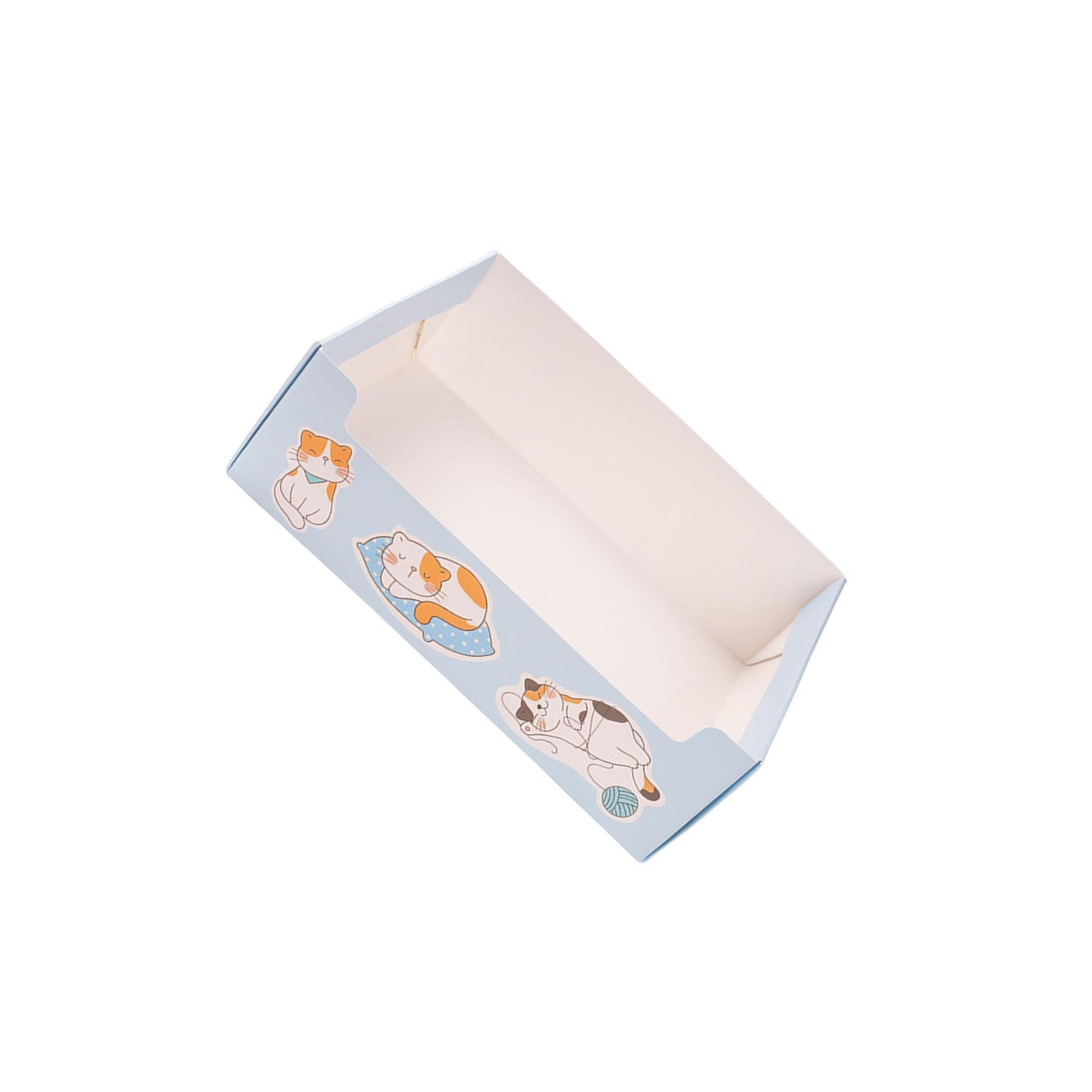 Foldable Cat Litter Tray Disposable Cat Litter Boxes Tray Kitten Potty Open Cats Box Lightweight Easy To Carry Option Kitty Waterproof Travel Toilet