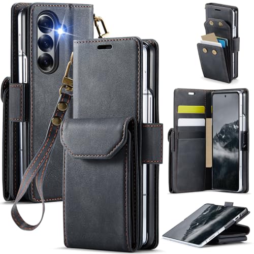 Coque Samsung Galaxy Z Fold 7 Asuwish A23DKPT étui de protection pliable rigide noir pour smartphone