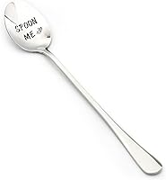 Spoon Me Funny Engraved Stainless Steel Spoon - Romantic Couples Gift for Valentine's, Anniversary, Wedding