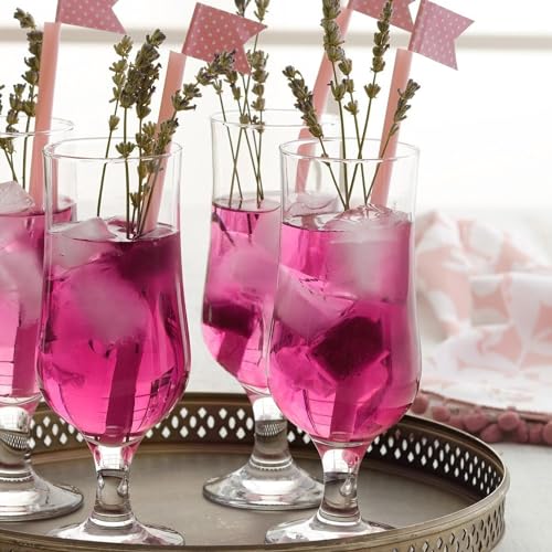 LAV Bicchieri da Cocktail Premium Set 6, 385ml 100% SENZA PIOMBO Bicchieri da Caffè Freddo, Bicchieri per Cocktail, Bicchieri per Frappé, Bicchieri per Pina Colada, Bicchieri per Hurricane - immagine 4