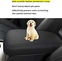 Vista 3 de Blazeray para Kia Optima 2016-2020 Funda para el reposabrazos de la consola central, de piel, antiarañazos, impermeable, protector de reposabrazos