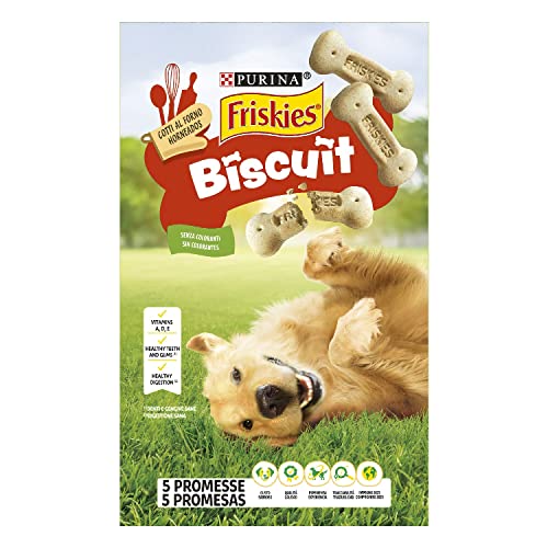 PURINA FRISKIES Biscuit Snack per Cani Adulti Biscotti con 6 Confezioni da 650g