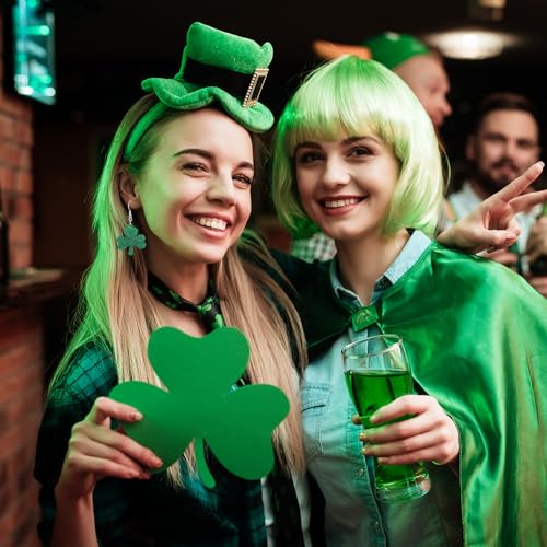 GWAWG Boucles d'oreilles Trèfle Irlandais, Accessoires de la Saint-Patrick Léger en Acrylique, Bijoux Décontractés pour Quotidien – vue 4