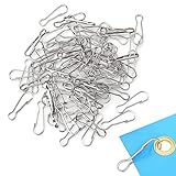 Amplias aplicaciones: los clips de mástil de bandera no solo se pueden usar para colgar banderas y pancartas, sino que también se pueden usar para tendederos, cortinas, llaveros o como accesorios de equipaje. El accesorio de asta de bandera se puede usar con linterna, cables, cuerdas, mangueras, botella de agua y otros artículos. Puede usarlo en muchos lugares de su vida.