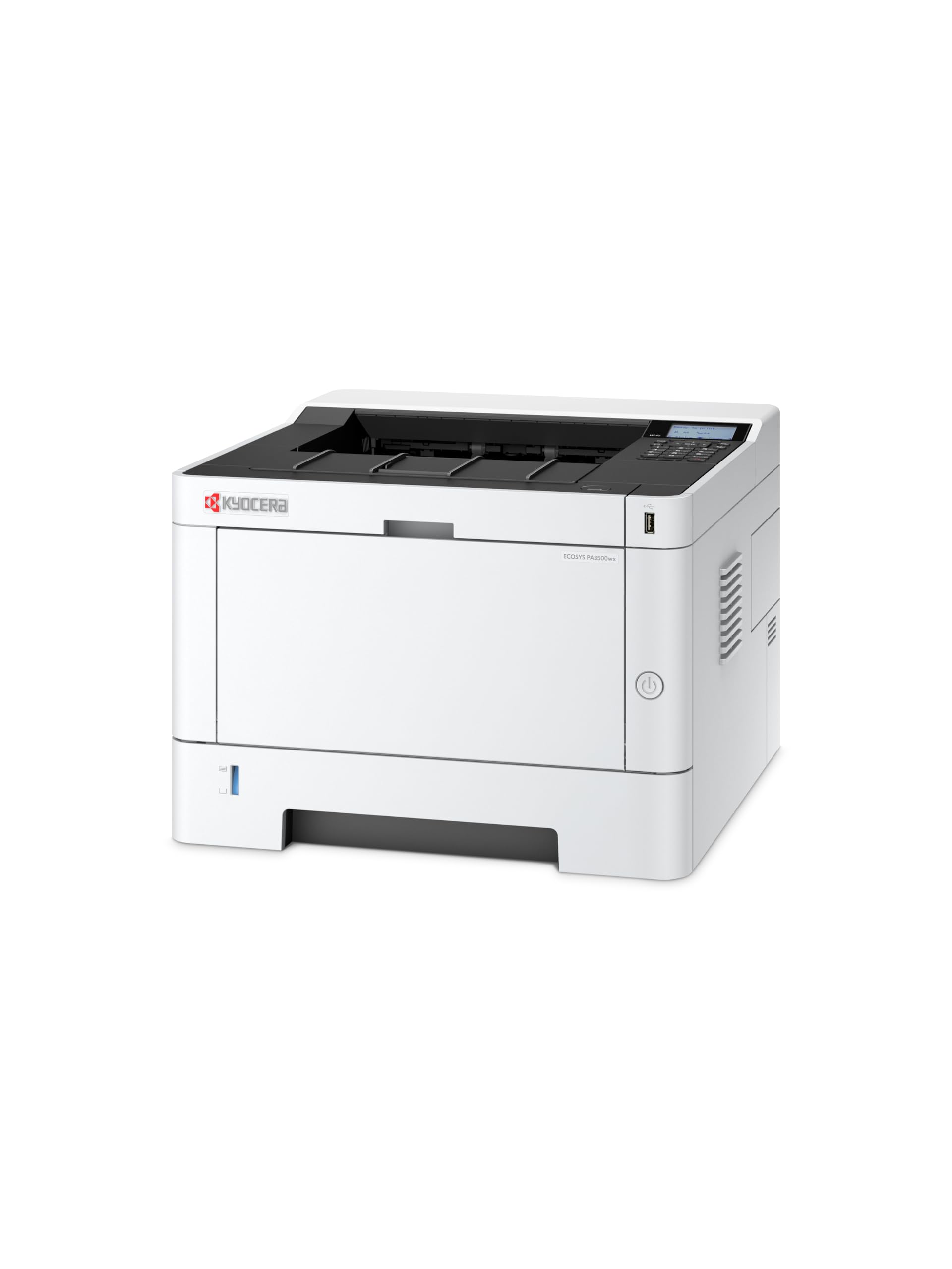 Kyocera Ecosys PA3500wx - Impresora láser (35 ppm, Wi-Fi, 35 ppm, con función de impresión móvil), Color Blanco y Negro