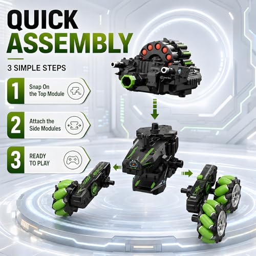Image of Set of 4 RC Stunt Car Replacement Wheels, Durable Toy Vehicle Tire Kit, Compatible Spare Tires for Kids Remote Control Car Repair, Easy Install RC Car Wheel Accessories Parts