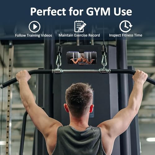 Image of SHOPEE Magnetic Gym Phone Holder 360Adjustable Magnetic Phone Holder Gym Magnet Mount for Gym Compatible with 4.7-6.5 inch Smartphones