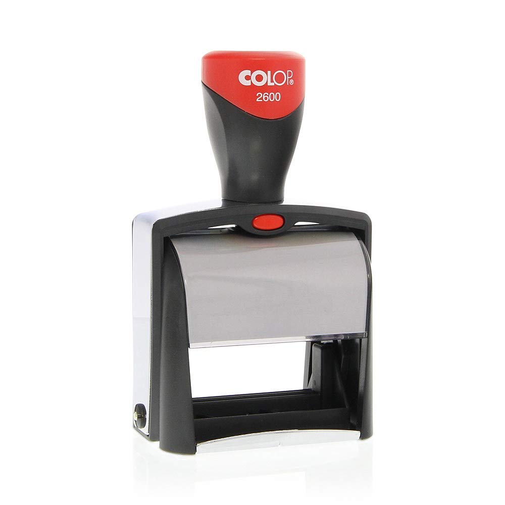Stempel Colop Classic Line 2600 custom (58x37 mm - 8 Zeilen) mit individueller Textplatte