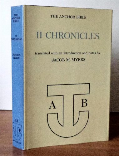II Chronicles: The Anchor Bible B000O2Q8XC Book Cover