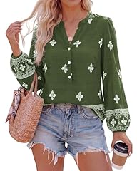Army Green White Floral