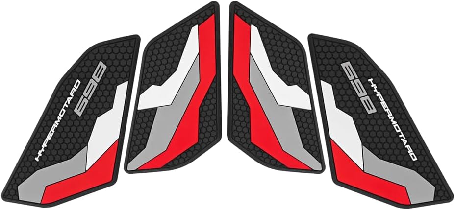 For Hypermotard 698 Mono RVE 2025 Motorcycle Side Fuel Tank pad Tank Pads Protector Stickers Knee Grip Traction Pad