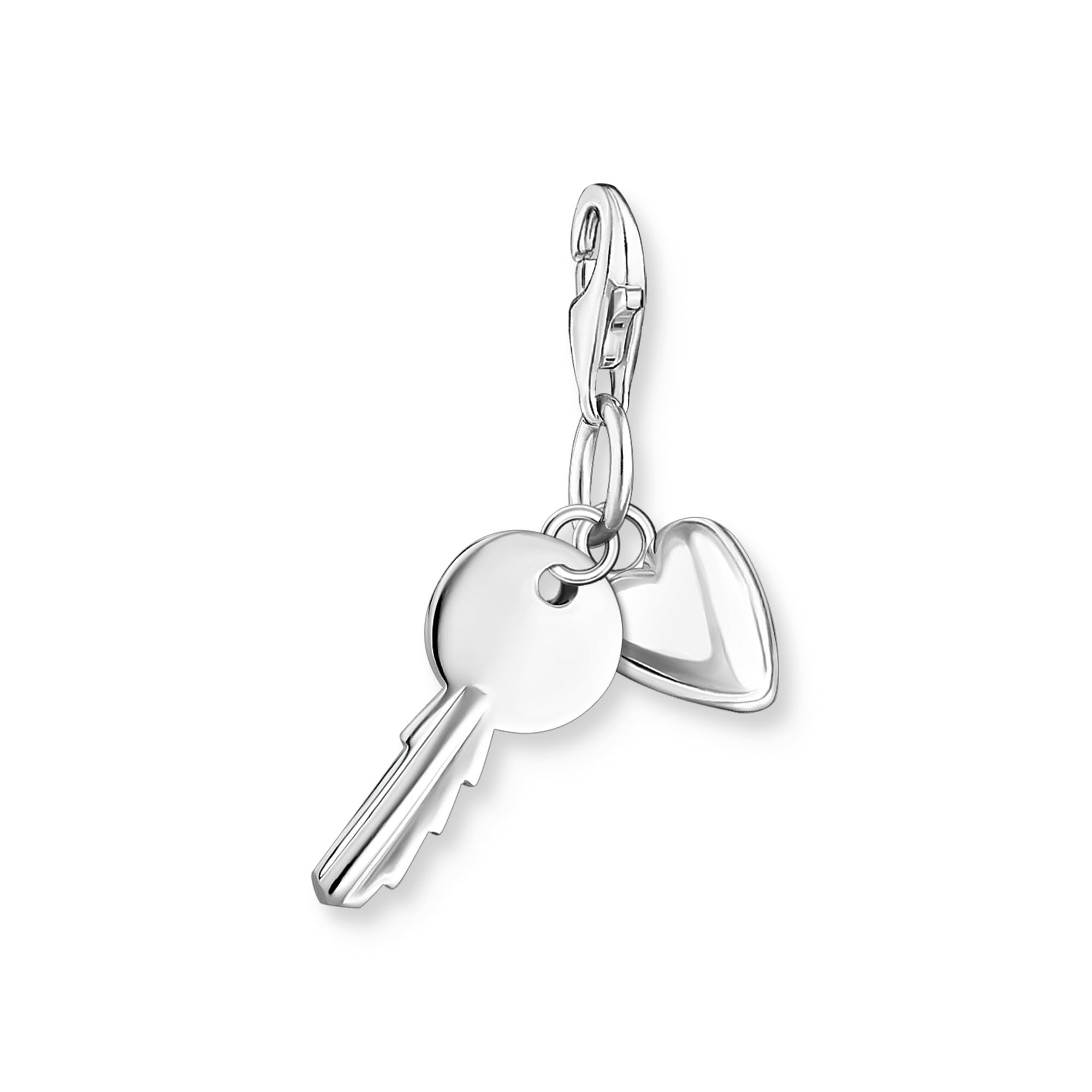 Thomas Sabo 0349-001-12 Heart Lock Charm Pendant with Heart in 925 Sterling Silver