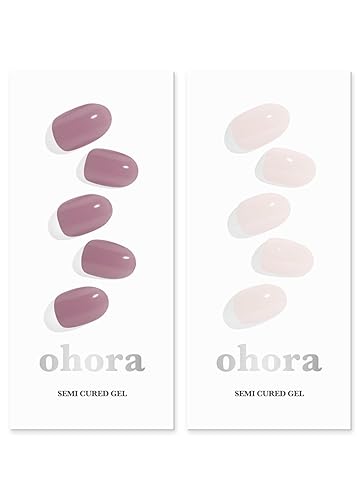 "ohora Semi Cured Gel Nail Set of 2 (N Bare