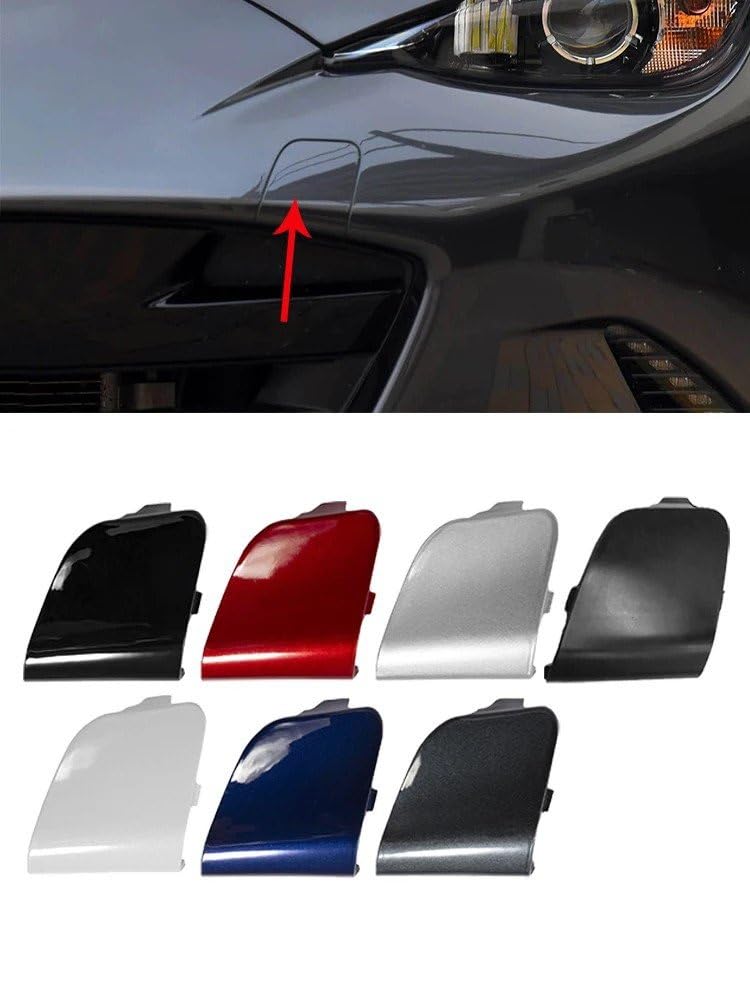 per Mazda MX5 2016 2017 2018 2019 2020 2021 2022 2023 Paraurti Anteriore Gancio di Traino Occhiello Coperchio Tappo Rimorchio Copertura Gancio ad Occhiello(1 pz Grigio)