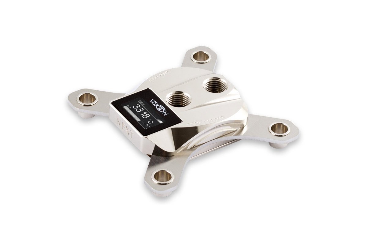 cuplex kryos NEXT with VISION 1200/1156/1155/1151/1150, nickel/nickel, CPU cooler