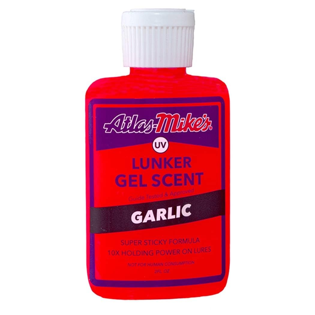Atlas Mike's Garlic Gel Scent for Fishing Bait to Attract Fish, Orange