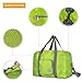 WANDF Foldable Travel Duffel Bag Luggage Sports Gym, Green