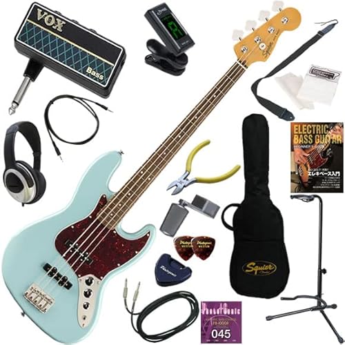 �y�Z�b�g�i�zSquier �G���L�x�[�X���S�ғ��� �w�b�h�z���E�x�[�X�E�A���vamPlug��������16�_�Z�b�g Classic Vibe '60s Jazz Bass/DBL�i�_�t�l�u���[�j