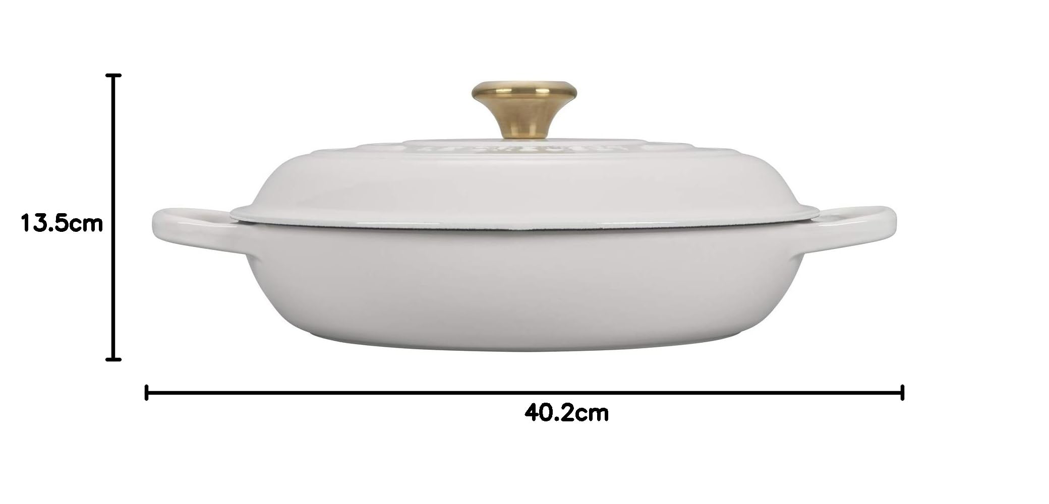 【新品　レア】30cm ル・クルーゼ SHALLOW CASSEROLE LE CREUSET Signature Cast Iron Shallow Casserole, Round, Ø 30 cm