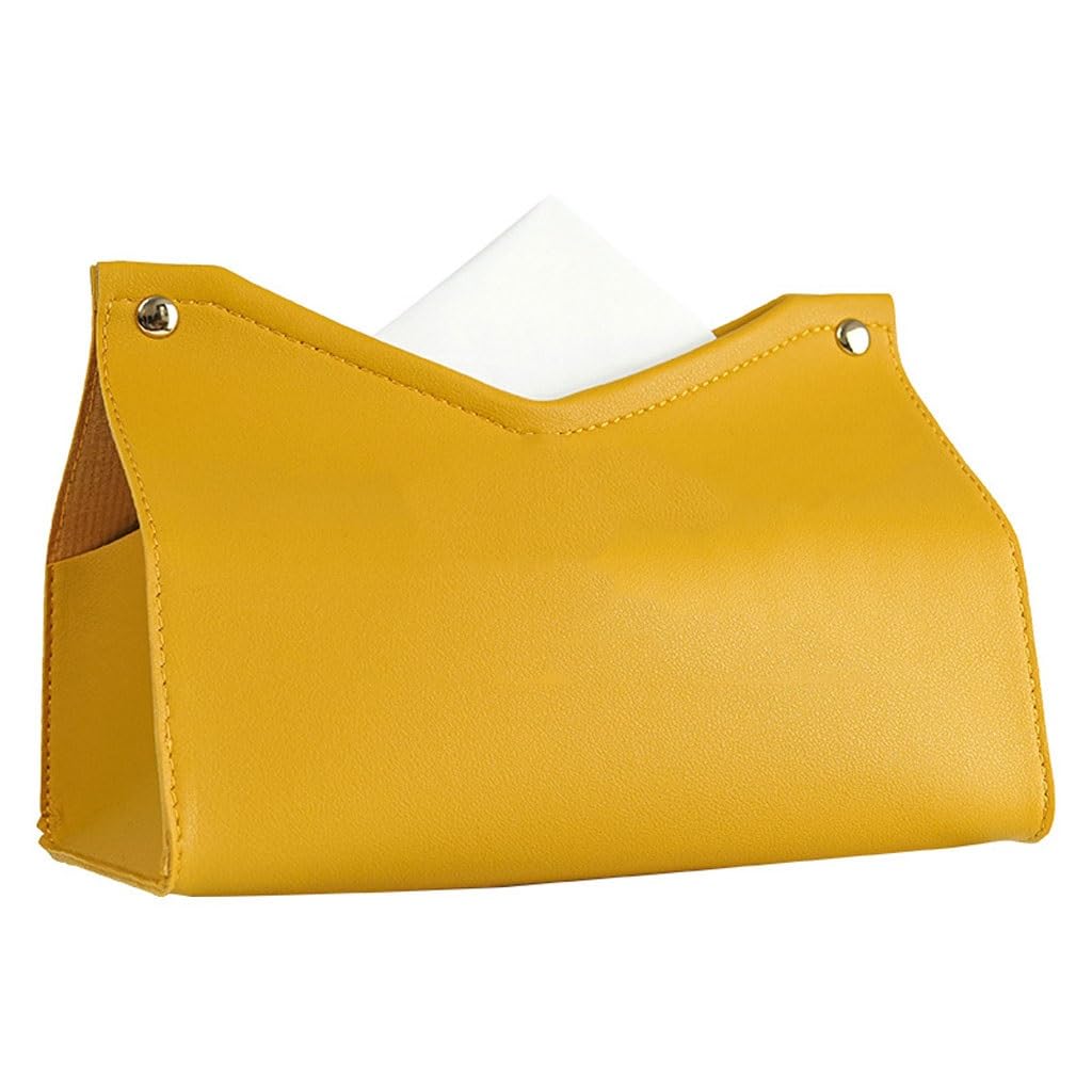 Boîte à mouchoirs de voiture en cuir élégante pour voyages confortables