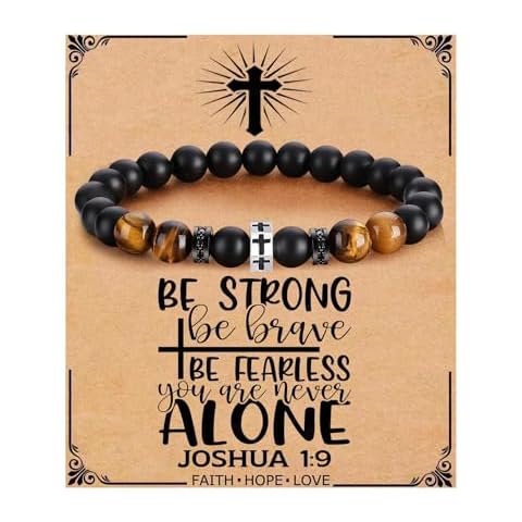 QWNHONEY Cross Beads Bracelet Cover