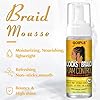 Braid Foam Control Mousse for Braids, Twist, Locs - No Flake, Moisturizing Mousse with Rosemary Oil for Hair Growth - Easy to Apply with Sleep Bonnets