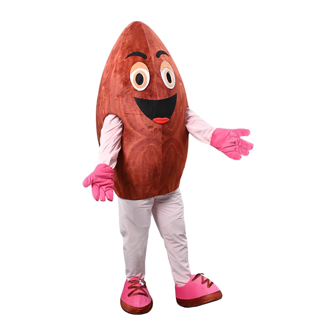 Nuts Almonds Mascot Costume Adult Cosplay Marketing Planning Cartoon