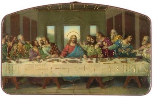 Last Supper Plaque 13cm x 9 cm. The Last Supper of Jesus Christ