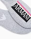 EMPORIO ARMANI Paquete de 2 calcetines largos para mujer, gris...
