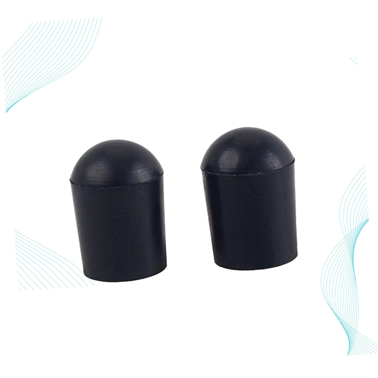 DECHOUS 2pcs Cello Tip Protector Non Slip Mat for Cello Violin Parts Durable Tail Pin Cap with Elegant Design Protects Tips From Abrasion