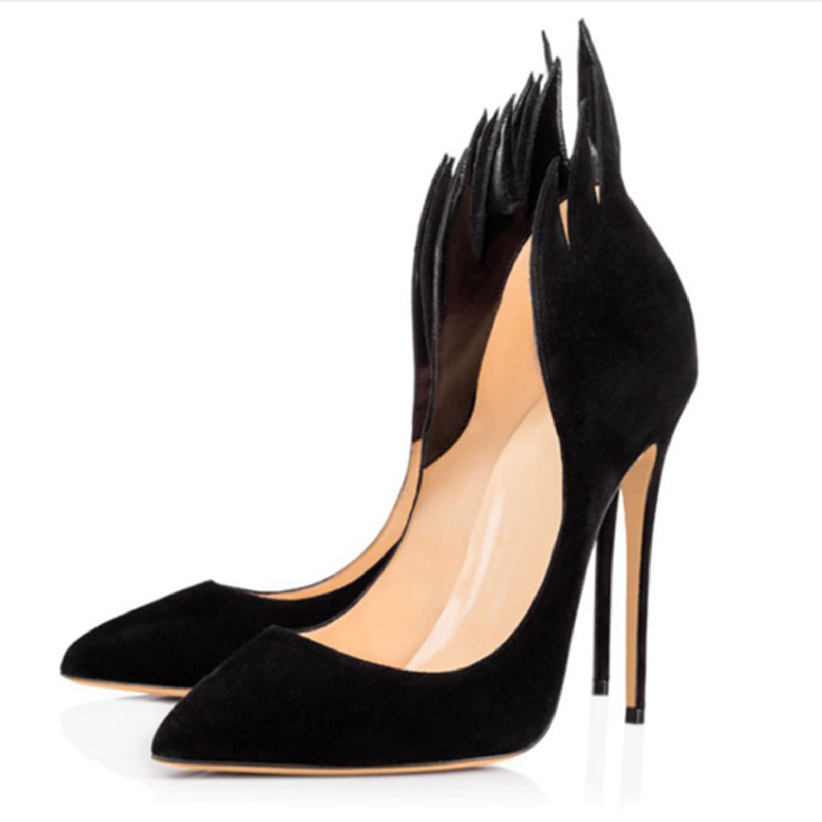 High Heels, 12CM Fashion Creative Suede 