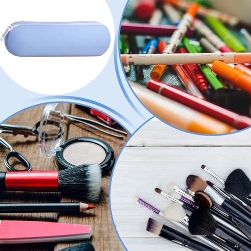 Reise -Make -up -Pinselhalter - Kleine Kosmetiktasche | Waschbarer Silikonkosmetikbürsten Halter | Tragbarer Toilettenbeutel Für Reisen | Multifunktionaler Kosmetischer Organizer -Beutel Für Die Heimr