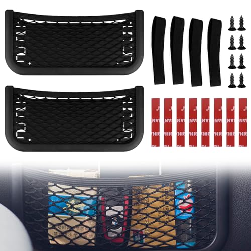 2 Pezzi Rete Portaoggetti Auto, Portaoggetti Auto, Organizer Da
