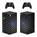 DolDer Skin Sticker/Aufkleber Folie schützende Haut Schale für Xbox Series X Konsole und 2 Dualshock Controller -0743