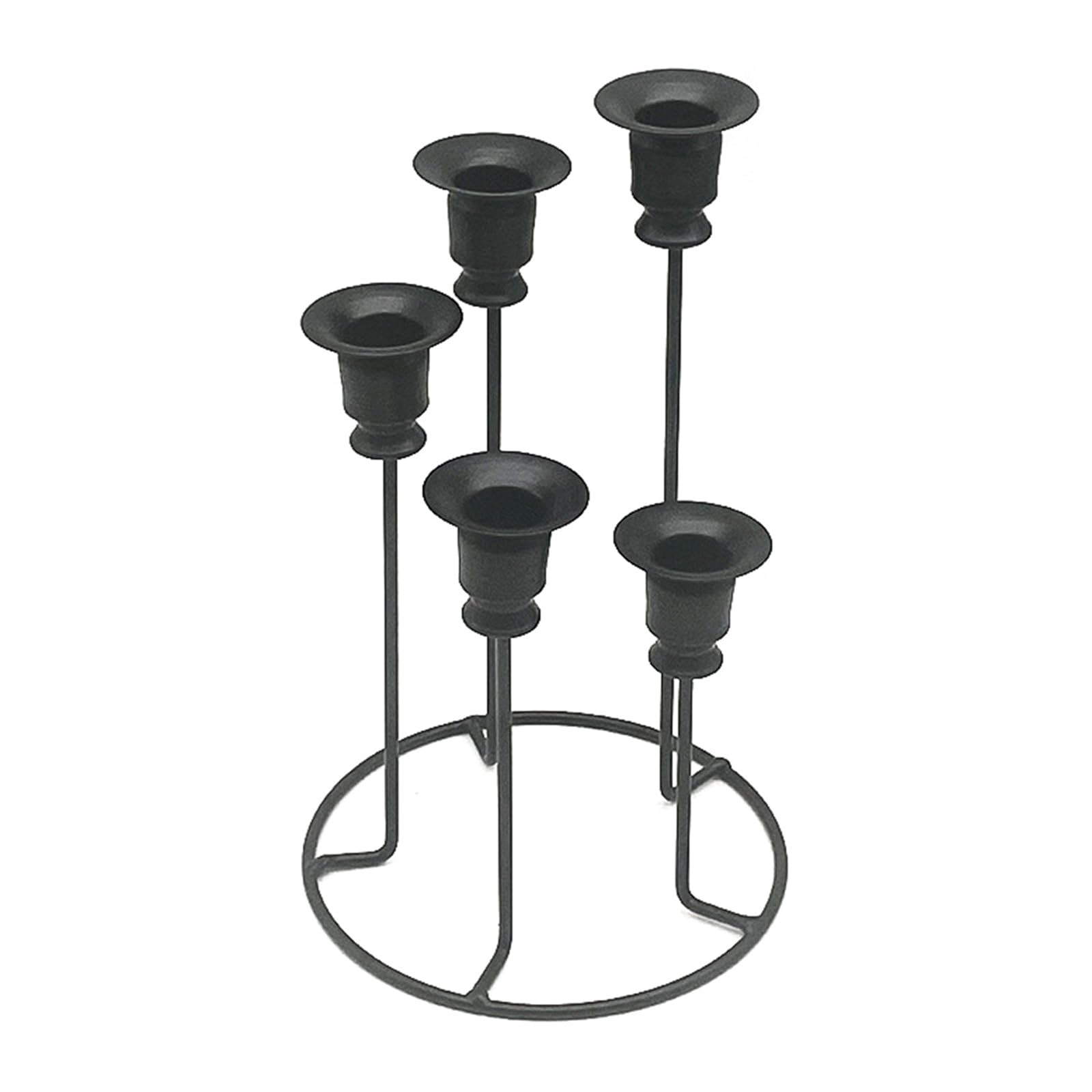 PANGBOER Iron Candlestick Candlelights Holder Dinner Wedding Christmas Decors Holder