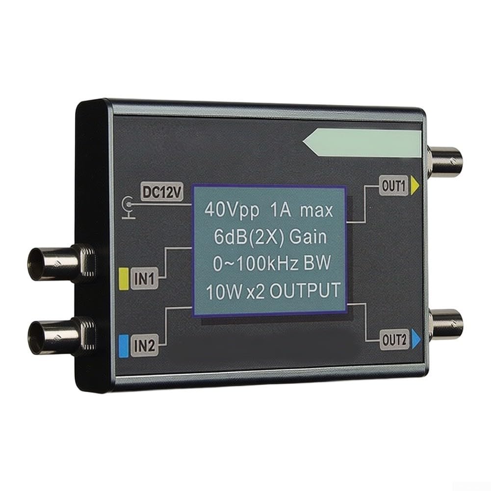 Alimentation double canal pour amplificateur 10 W 40 Vpp 100 kHz