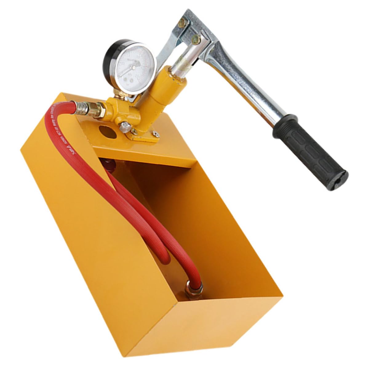VALICLUD Bomba de Presión Manual Hidrostática para Prueba de Tuberías de Agua 25 Kg, Comprobador Hidráulico Compacto, Equipo Portátil para Test de Presión en Fontanería Color Aleatorio