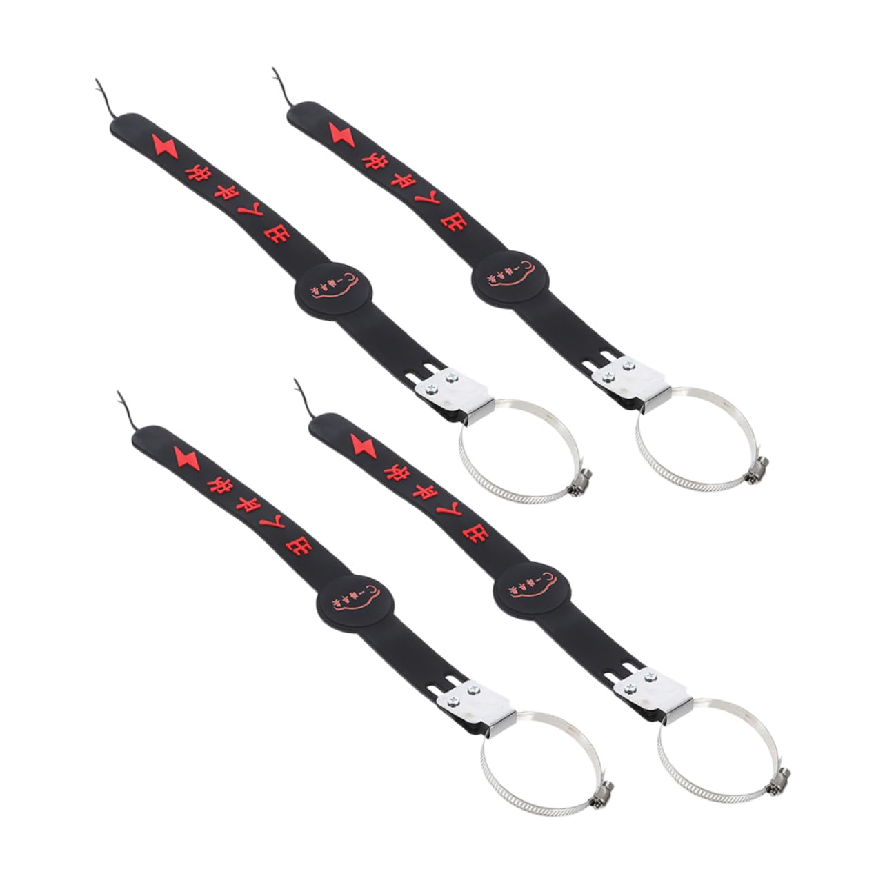 LALADEFIEE Car Static Kit 4pcs Static Discharge Straps Vehicle Ground Wire Universal Fit for Cars