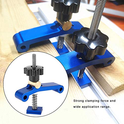 T-Slot Clamps, T-Track Clamp Woodworking Tool Suitable for Many Woodworking and Metalworking Applications,Hold