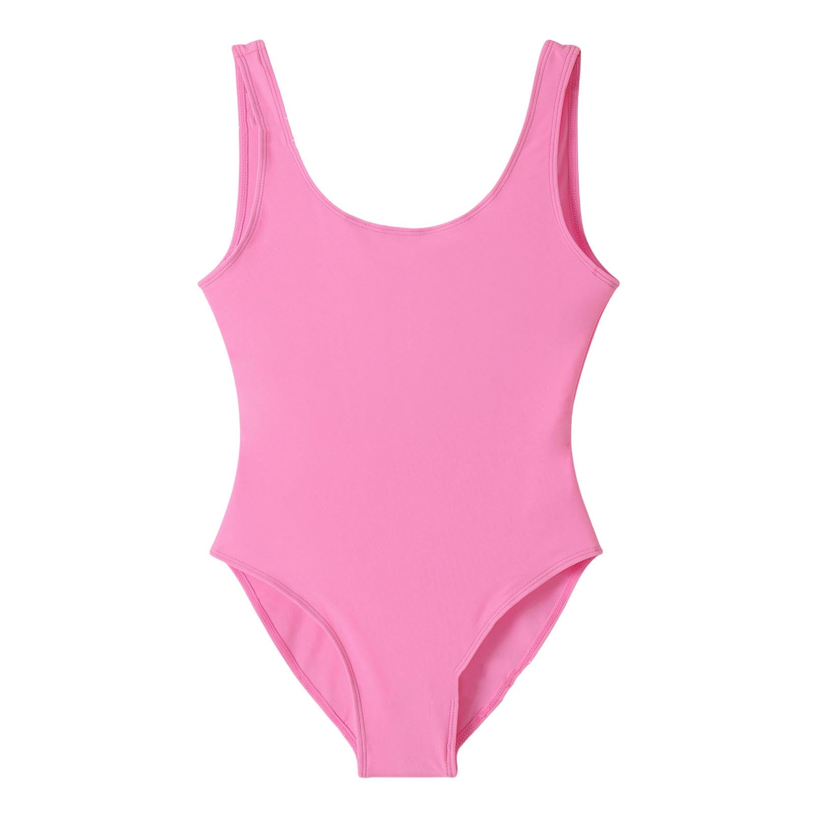 Traje de baño Mujer Bride Squad Traje De Baño De Espalda Abierta con Estampado De Letras-Rojo Rosa (Blanco)-l