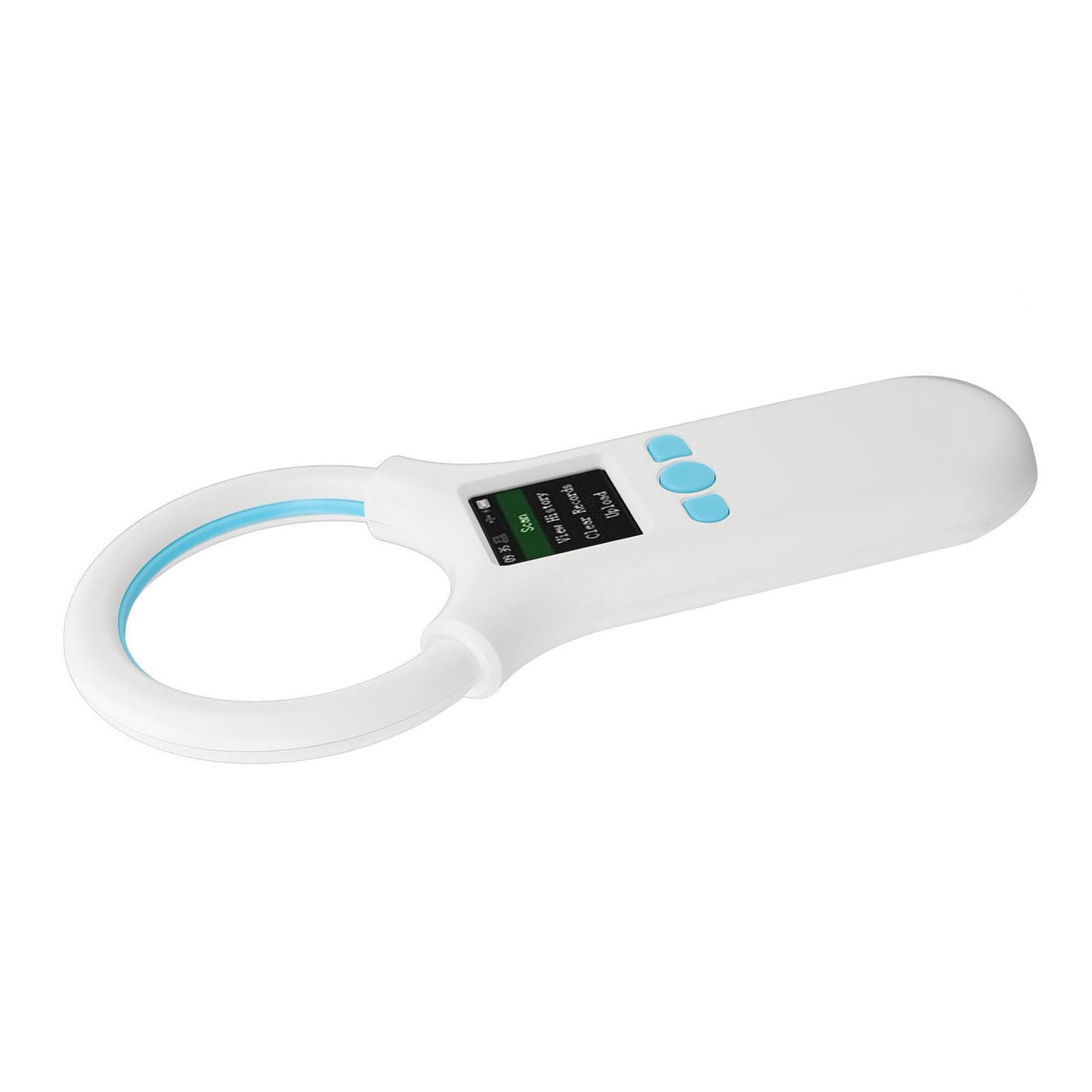 Asixxsix Scanner per Microchip per Animali Domestici, Lettore di Microchip per Animali con Archiviazione di 500 Record con Tecnologia di Scansione Avanzata per Proprietari di Domestici