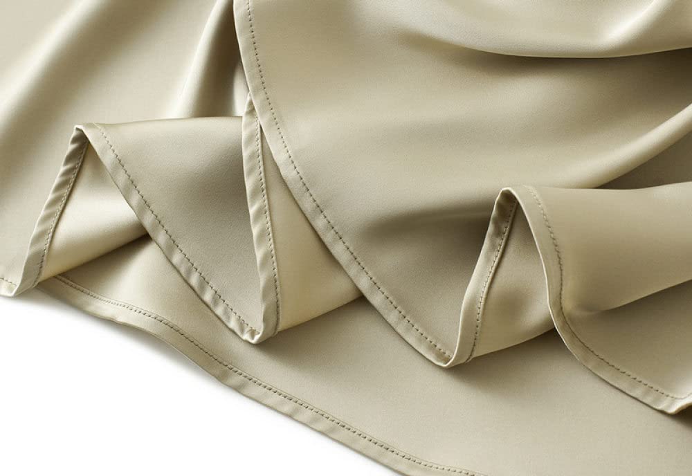 Gonne A Ruota,Gonna Longuette Da Donna Gonna A Trapezio A Vita Alta In Raso Verde Chiaro Cerniera Alla Moda Gonne Lunghe Eleganti Con Volant Increspato Flusso In Tinta Unita Per Ragazze Signore,Xl