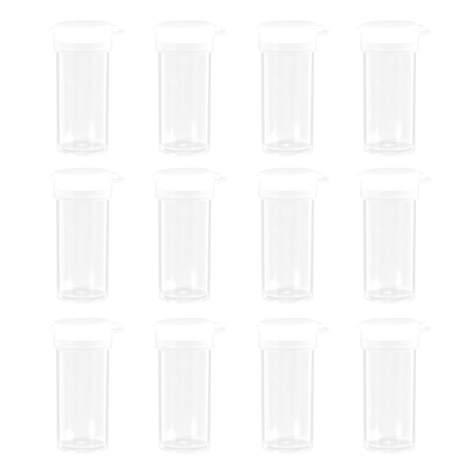 Juego de 12 Saleros de Plástico Extrapequeños - Botellas Mini para Sal y Pimienta con Tapa, Dispensadores Portátiles para Fiambreras, Camping y Picnic.，pequeño mini salero y pimentero