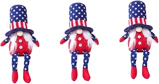 Amosfun 3 Pçs Chapéu Anão Boneca US Brinquedos Bicho De Pelúcia Bicho De Pelúcia Bonecas Americanas Patrióticas Decorações De 4 De Julho Elfo Brinquedo De Pelúcia Boneca De Brinquedo Dia
