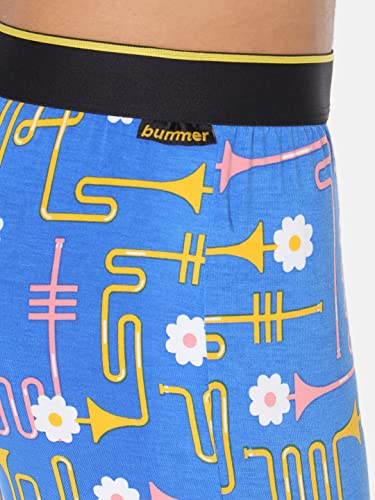 Image of Bummer Micro Modal Boxer Shorts for Men - Ultra Soft & Breathable, 3 Times Softer Than Cotton, Anti-Bacterial, Stretchable for Ultimate Comfort & Style, Pack of 1 (A Shark Tank Product)